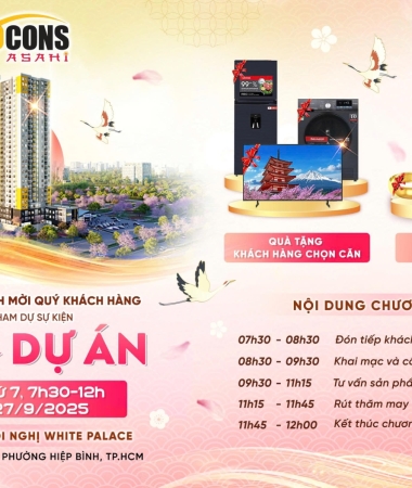 SỰ KIỆN GIỚI THIỆU BCONS ASAHI NGÀY 27.09.2025